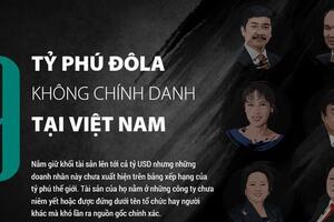 9 tỷ phú đôla không chính danh tại Việt Nam