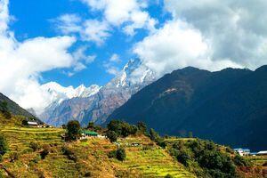 Sắc thu rực rỡ ở Nepal