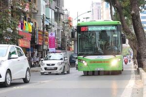 Buýt BRT sẽ giữ vai trò "xương sống" giao thông giai đoạn 2025-2030