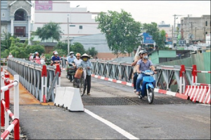 IDICO-IDI xây Cầu thép 14 ngày ở Sài Gòn