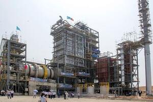 Hoàn thành lắp đặt 95% nhà máy xử lý chất thải công nghiệp phát điện Nam Sơn